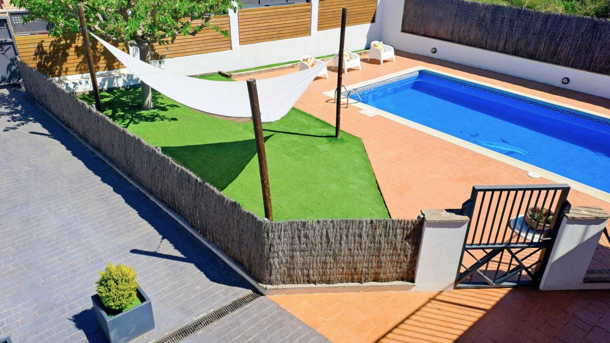 Morera Blanca Piscina, Barbacoa, Chill-Out San Mateu de Bages Екстер'єр фото